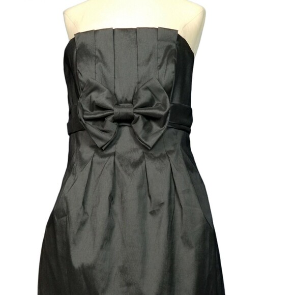Jessica McClintock Women's Strapless Black Cocktail Dress 10P - Picture 1 of 5